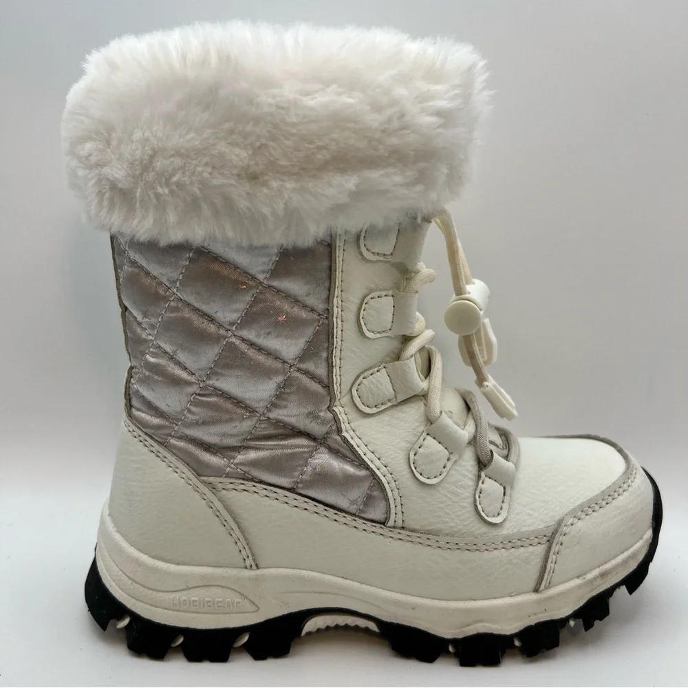 3/$30 HOBIBEAR girls Snow Boots Waterproof Slip Resistant Anti-Slip Cold Weather
